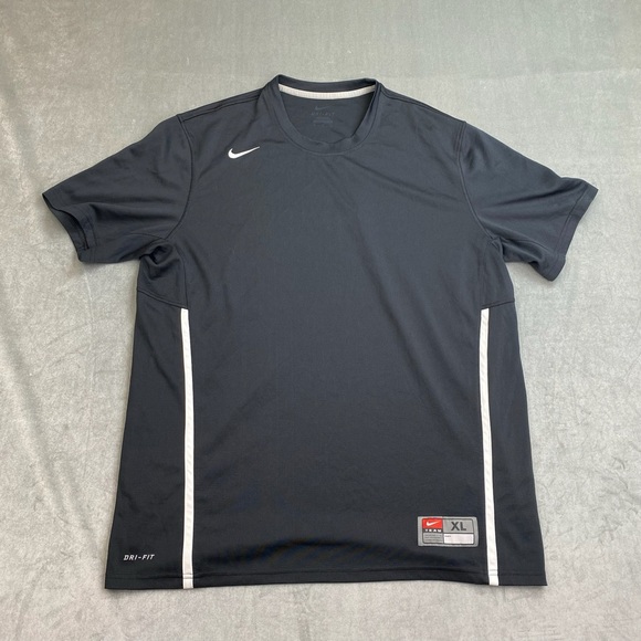 Nike Other - Nike Dri Fit Shirt Black Athletic Tee Training Mens XL